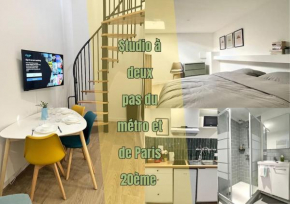 732 Charmant studio en mezzanine proche du métro 9